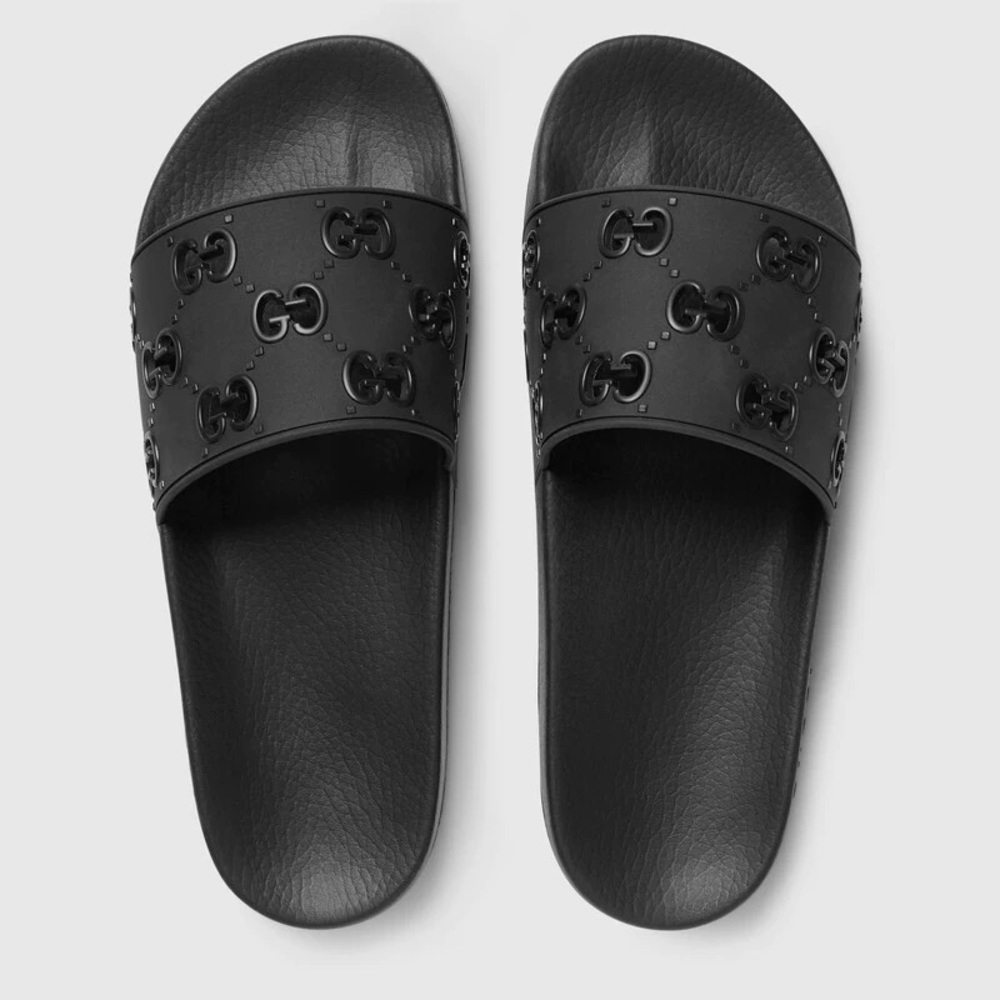 NEW GUCCI men’s pool slides / flip flops